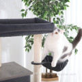 Hochqualität moderne Sisal Cat Tree House graue Katzenmöbel Haustierkratzer Eigentumswohnung Postturm